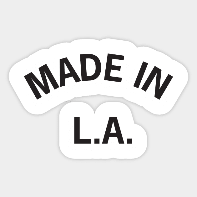 Made in LA Sticker by elskepress